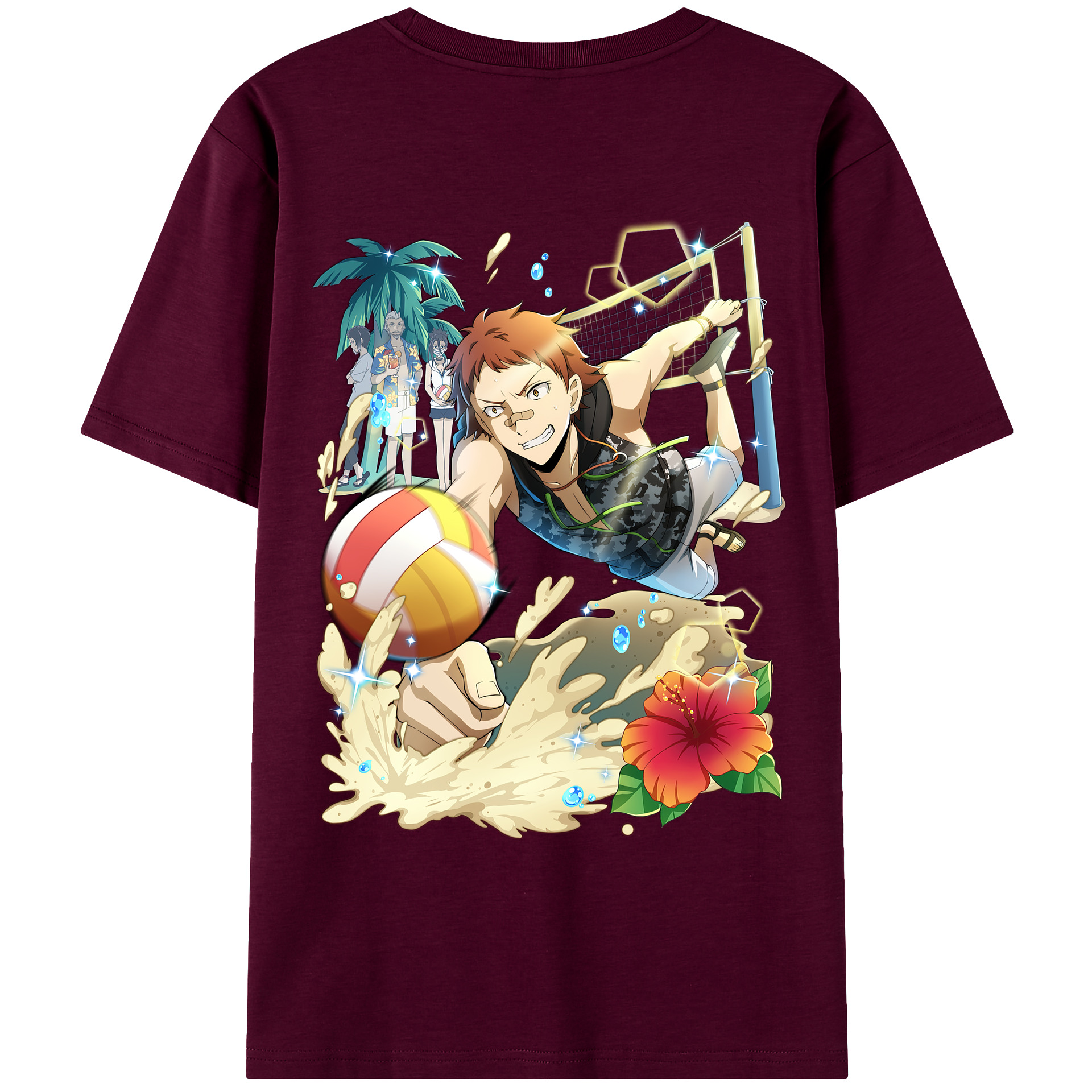 （画像用） 文豪ストレイドッグス Bungo Stray Dogs レディース半袖Tシャツ(バックプリント)